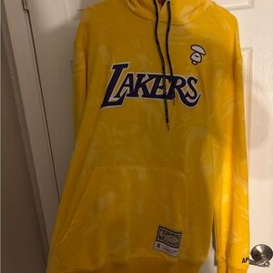 Lakers Bape hoody, size xl. Can’t remember if I actually wore it or tried on.